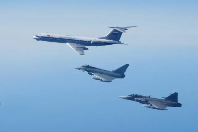 Польські винищувачі перехоплюють російський Іл-20 над Балтикою