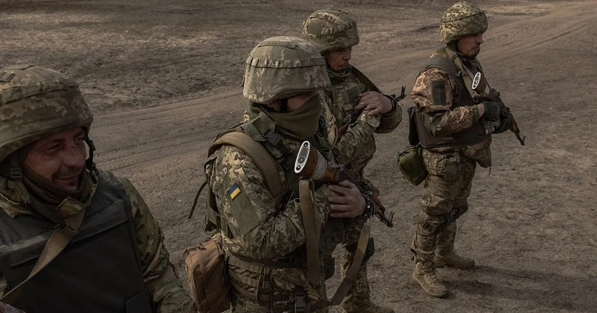 Українські військові на позиціях у Донецькій області біля Костянтинівки
