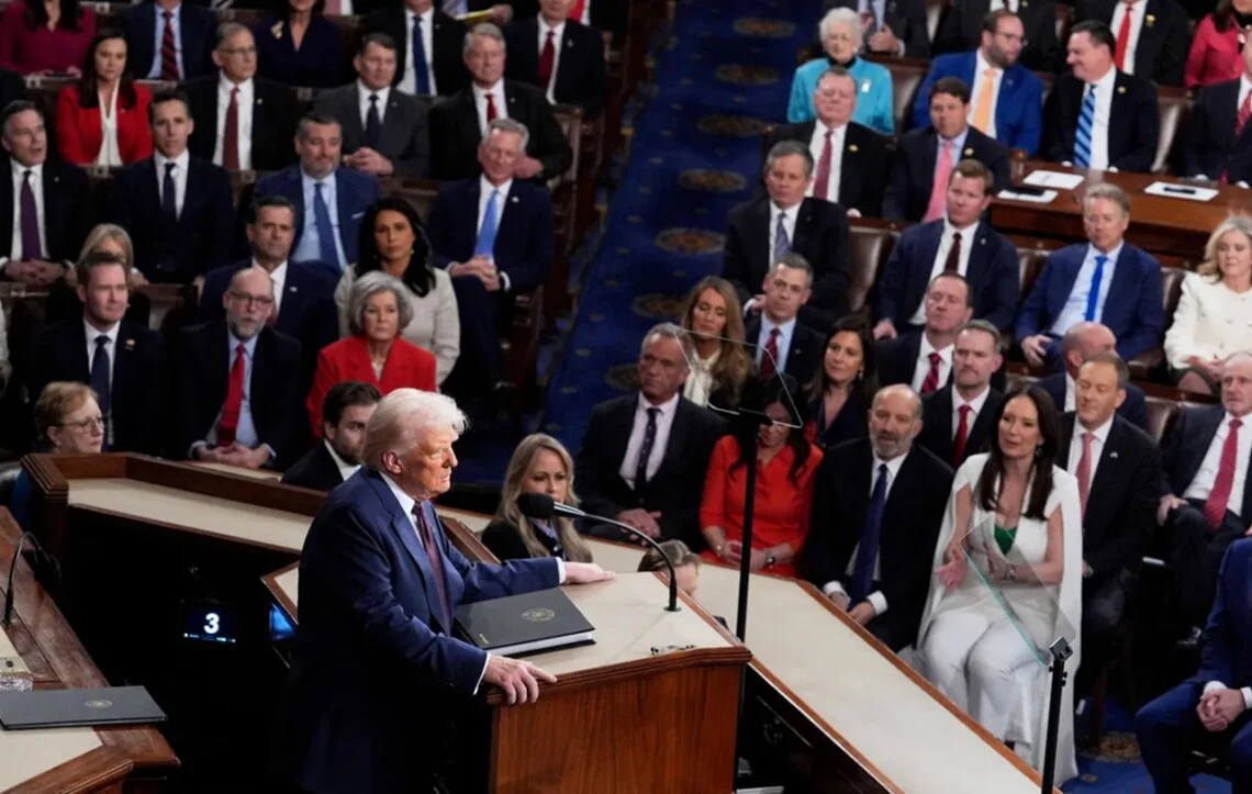 Дональд Трамп виступає перед Конгресом США щодо ударів по Ірану