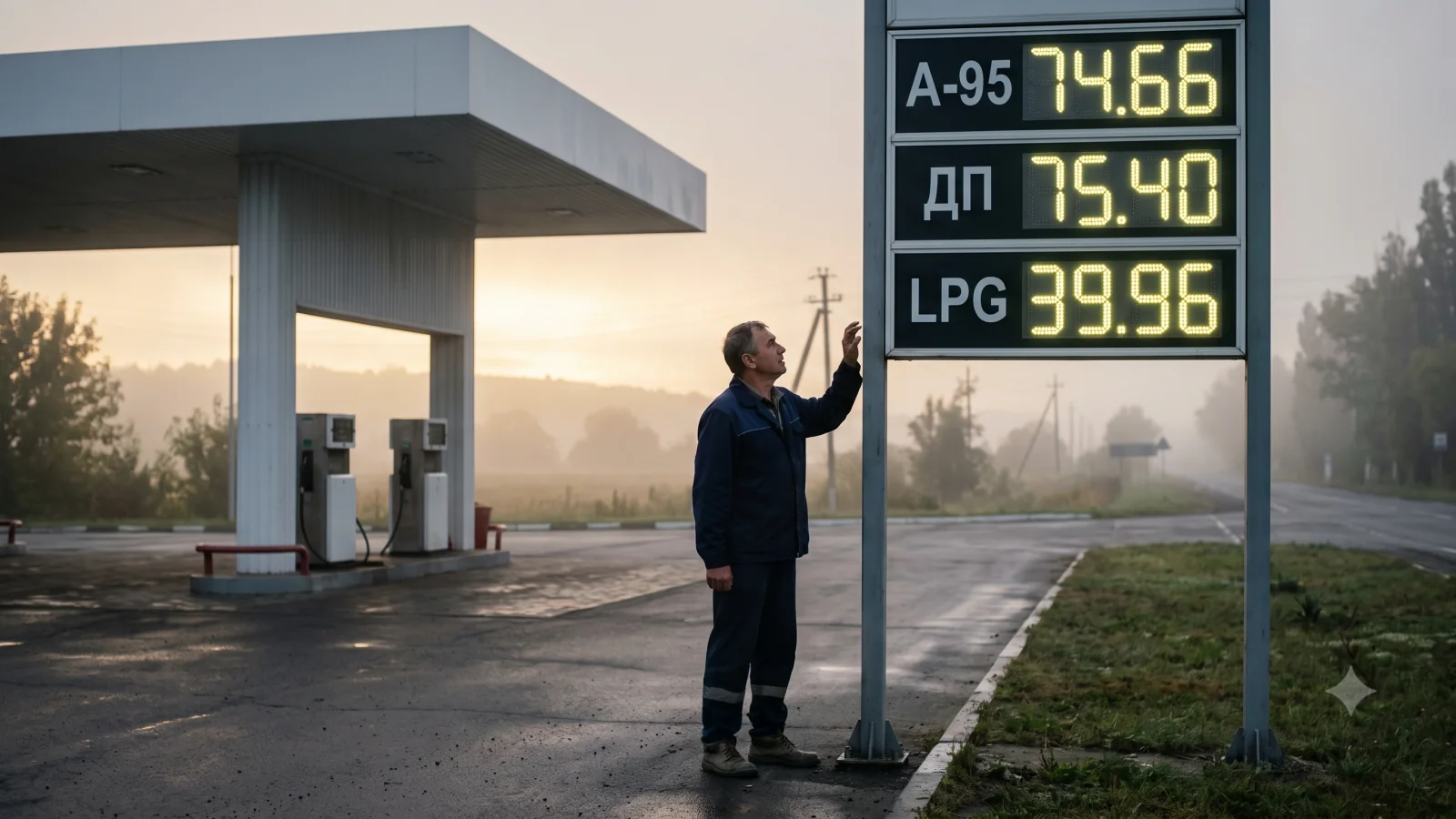 Ціни на А-95, дизель та LPG на табло АЗС 12 липня
