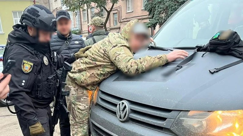 Затримання військового підозрюваного у нападі на ТЦК у Львові
