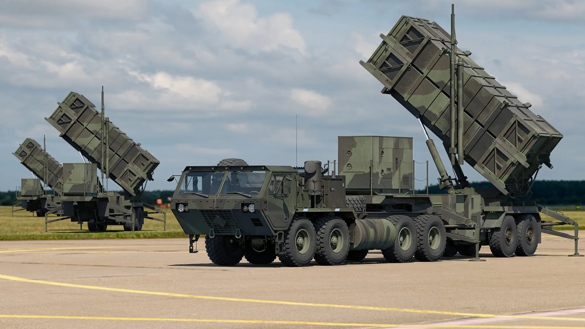 Пускові установки зенітних ракет Patriot для оборони України